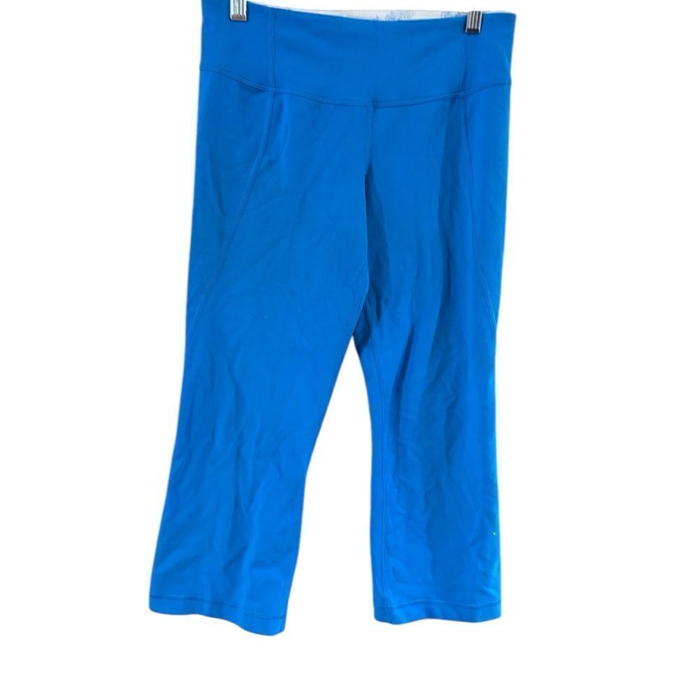 Lululemon Wunder Under High-Rise Crop 21" Poolside Blue Leggings Size 6